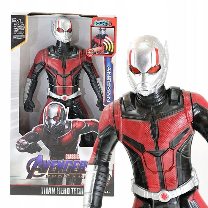 Duża figurka ant-man avengers 30cm dźwięk światło