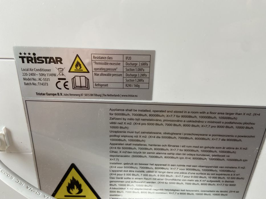 Ar Condicionado Tristar AC5531