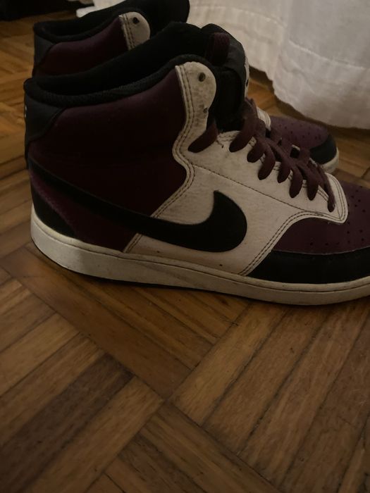 NIKE AIR FORCE 1 HIGH bordô/preto/branco