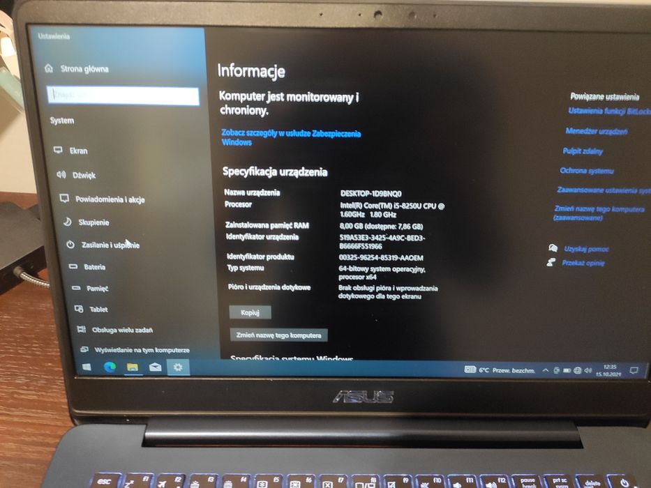 Asus zenbook ux430 WIN 11