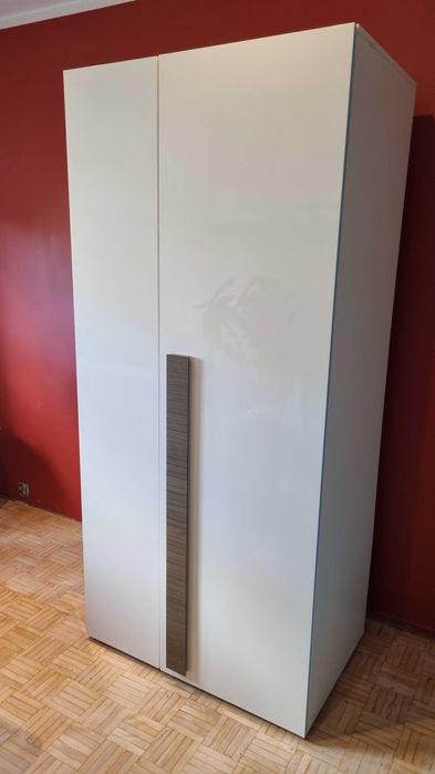 Szafa biały połysk 90x198x60