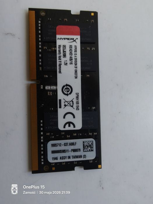 Ram DDR4 16gb do laptopa