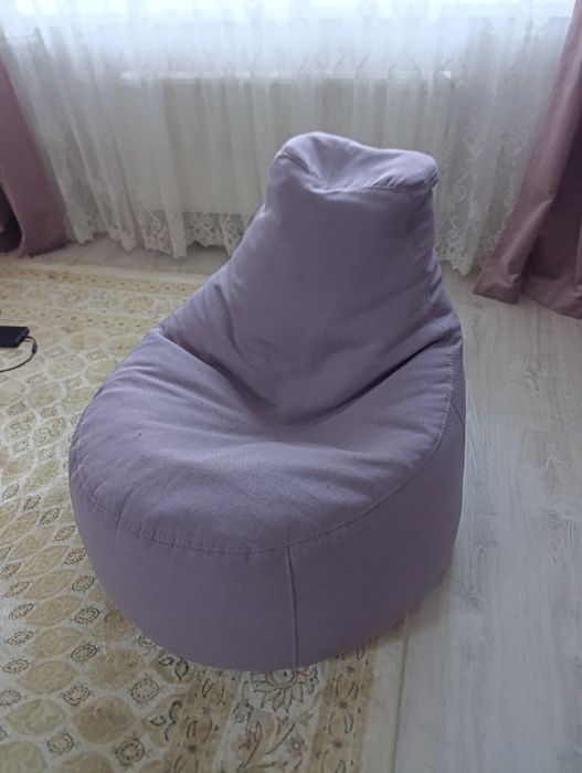 Крісло-мішок фіолетове