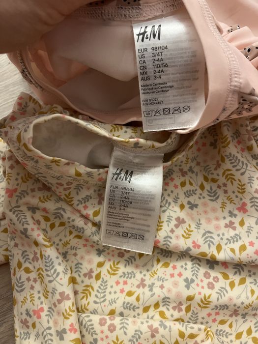 Bluzka z filtrem UPF50 UPF 50 h&m 98/104