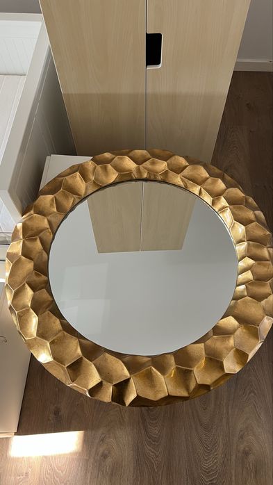 Espelho dourado 90cm