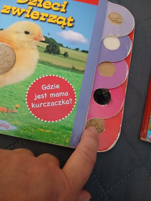 Książka sensoryczna Dzieci zwierząt