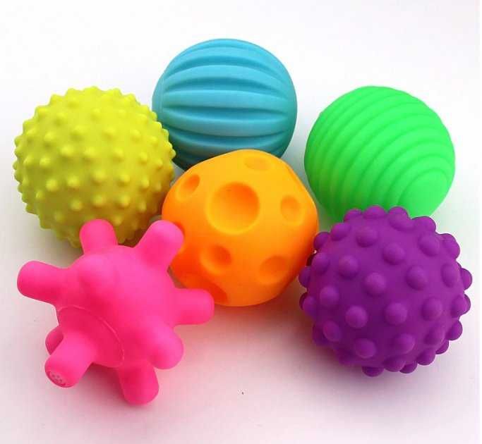 Тактильные мячики, шарики сенсорные