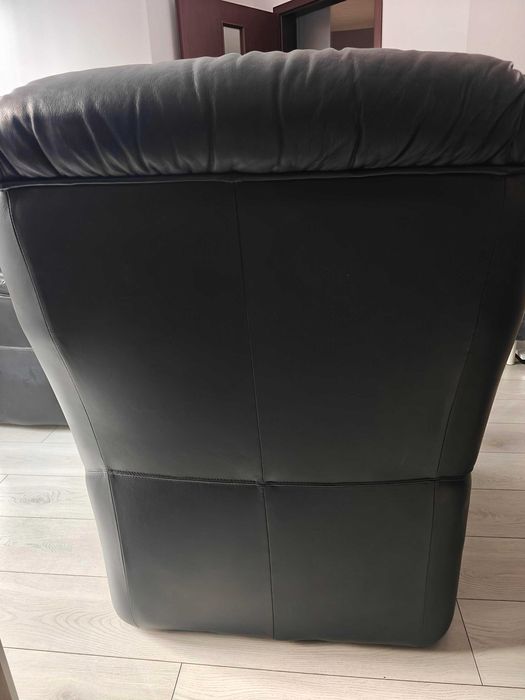 Idealny Zestaw mebli 2+1+1 skóra naturalna