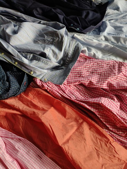 Pakiet koszul męskich długi rękaw rozmiar M i L