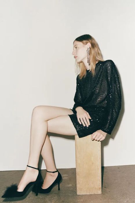 Kombinezon z cekinami Zara, 36