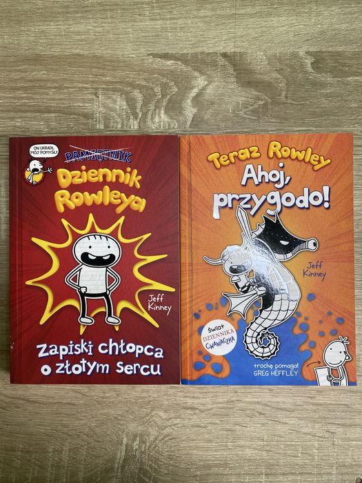 NOWE Dziennik Rowleya - 2 sztuki Zestaw okazja