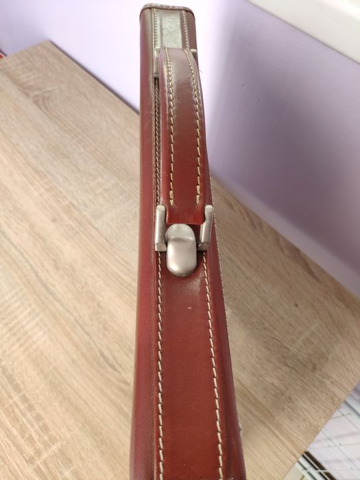 Шкіряний портфель-сумка Victor з кодовим замком