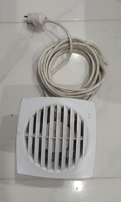Extrator Ventilador medidas nas fotos