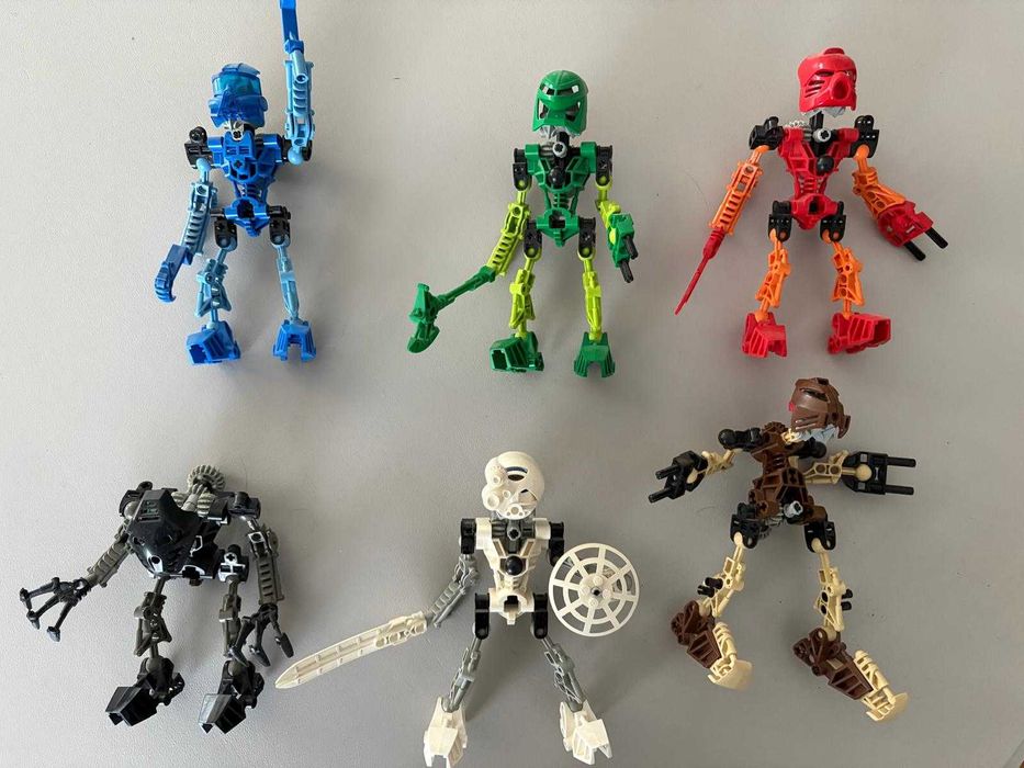 Coleção LEGO BIONICLE Completa – Titan + Toa Metru + Rahkshi – RARA