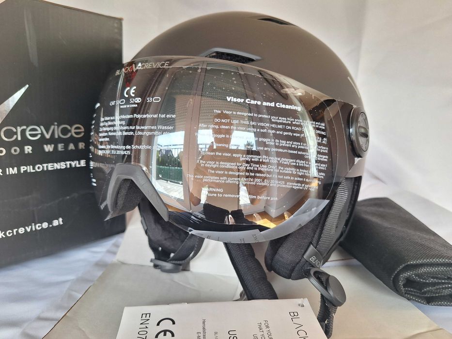 Kask narciarski Black Crevice Kirchberg Black M 54-57cm