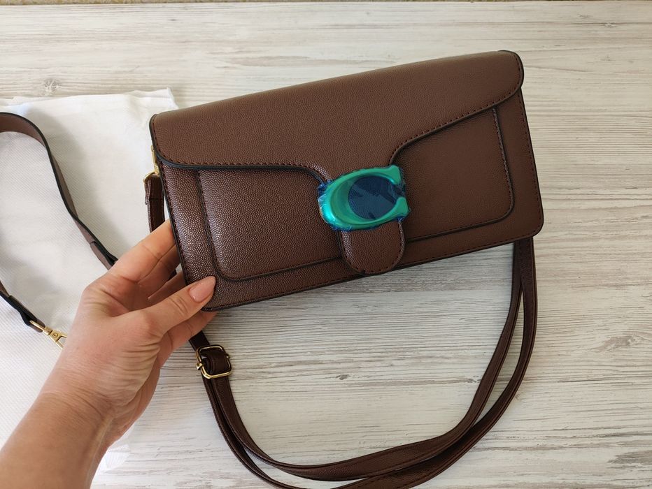Коричнева сумка . Жіноча сумка coach. Шоколадна сумка