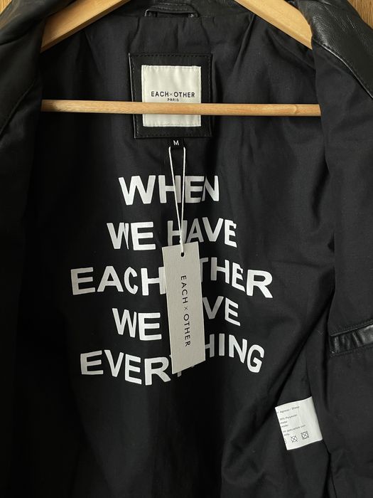 Курта жіноча косуха Each Other шкіра ягня М