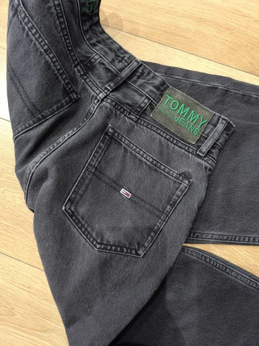 Vintage Tommy Jeans High Rise Tapered 90s Green Label Rare mom jeans