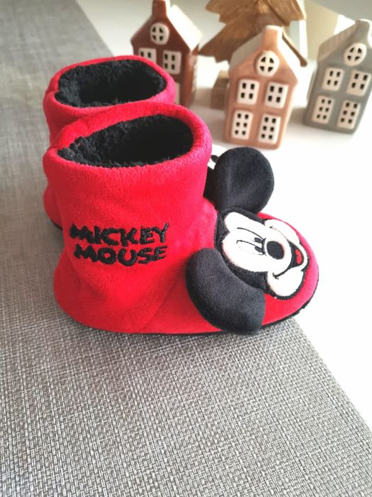 Mickey Mouse piękne cieplutkie kapcie