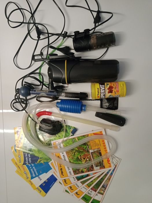 Zestaw akwarium 72 l+ szafka+akcesoria