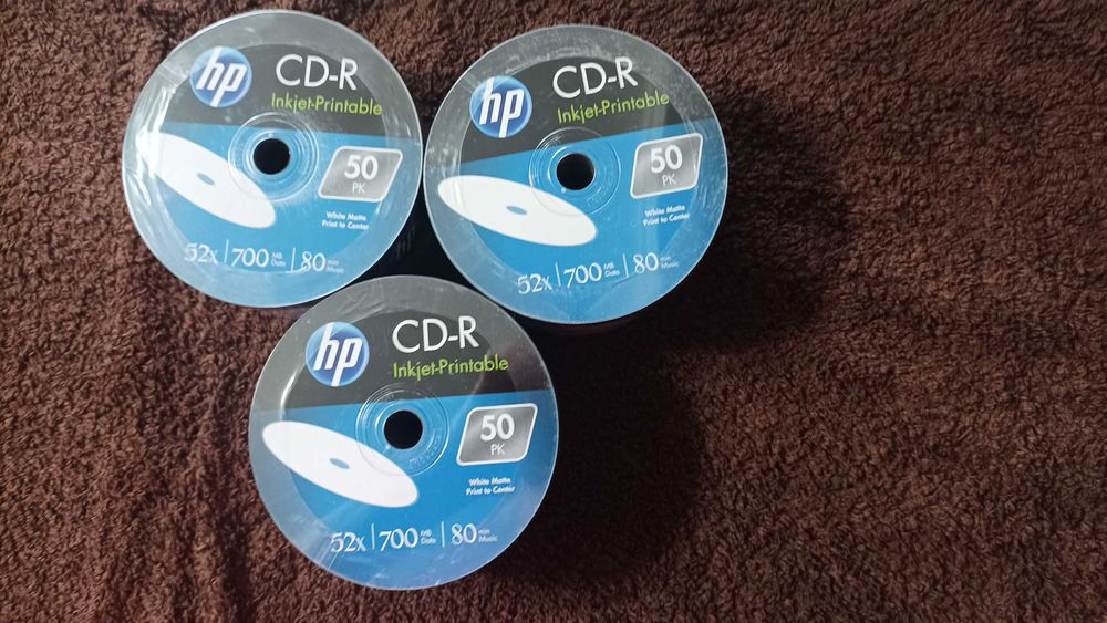 HP 50 дисков СD-R принтабельные в балках.