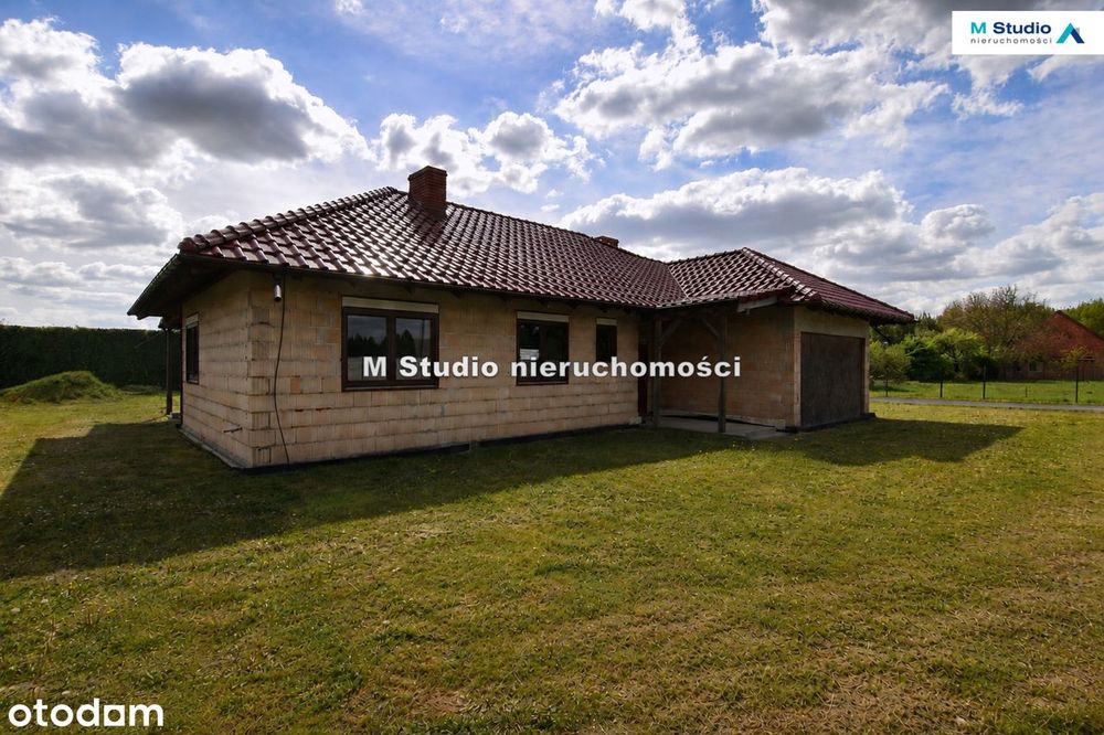 Parterowy 146m²/1299m² |Zaawansowana budowa |6 min do Mosiny Brodnicy