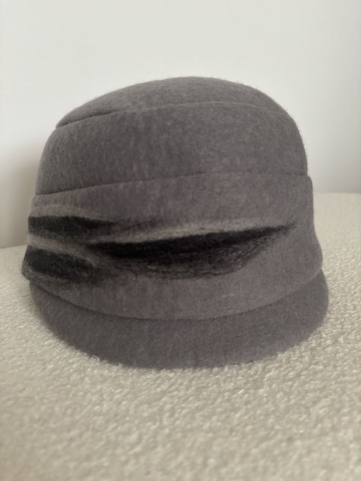 Ciepła czapka kapelusz z daszkiem