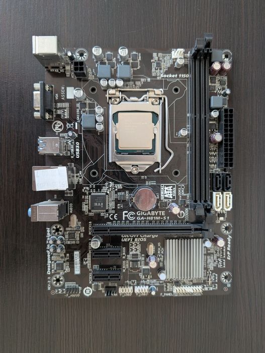 Płyta główna Gigabyte GA-H81M-S1 + Procesor Intel Pentium G3240 | Sprawne LGA1150