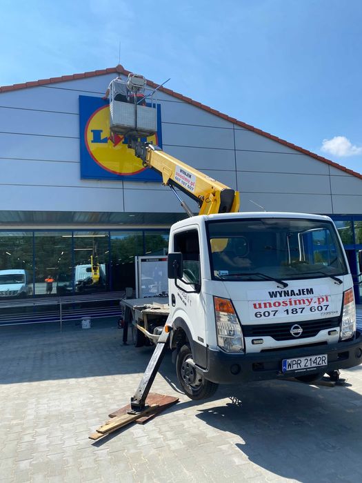 usługa podnośnikiem koszowym 24 m