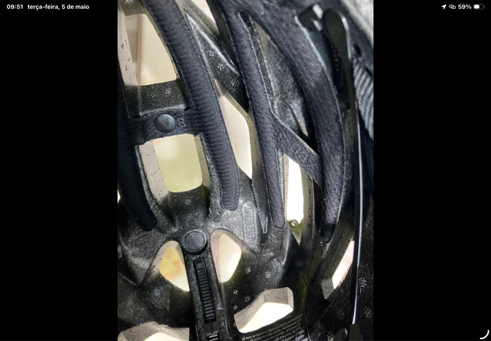 Capacete amarelo flurescente abus tamanho S