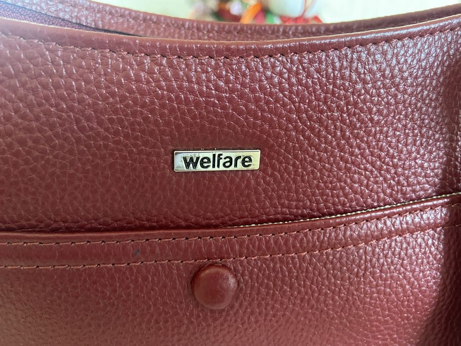 Шкіряна жіноча сумка Welfare нова