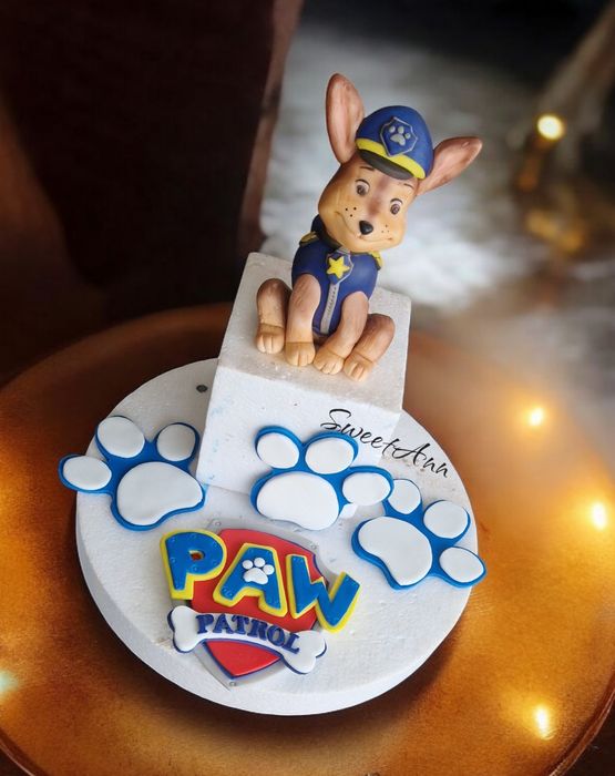 Psi patrol chase dekoracja na tort