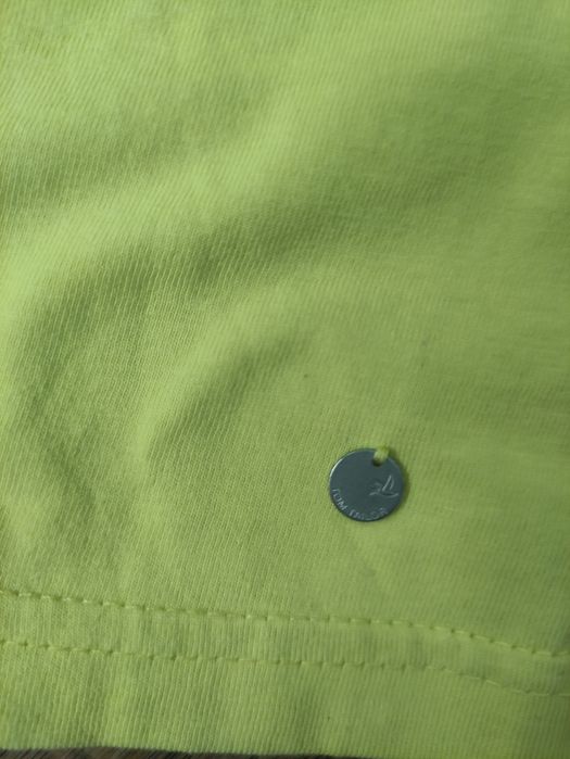 T-shirt damski w kolorze żółtym Tom Tailor rozm. L, niebieski ananas