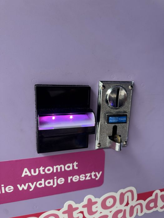 Automat do waty cukrowej Vending – gotowy do pracy