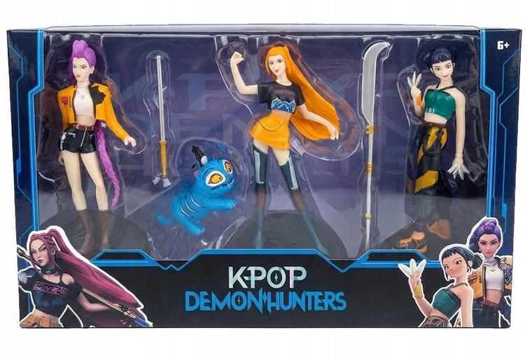 K-pop demon hunters łowczynie demonów 3 figurki 16 cm derpy rumi mira