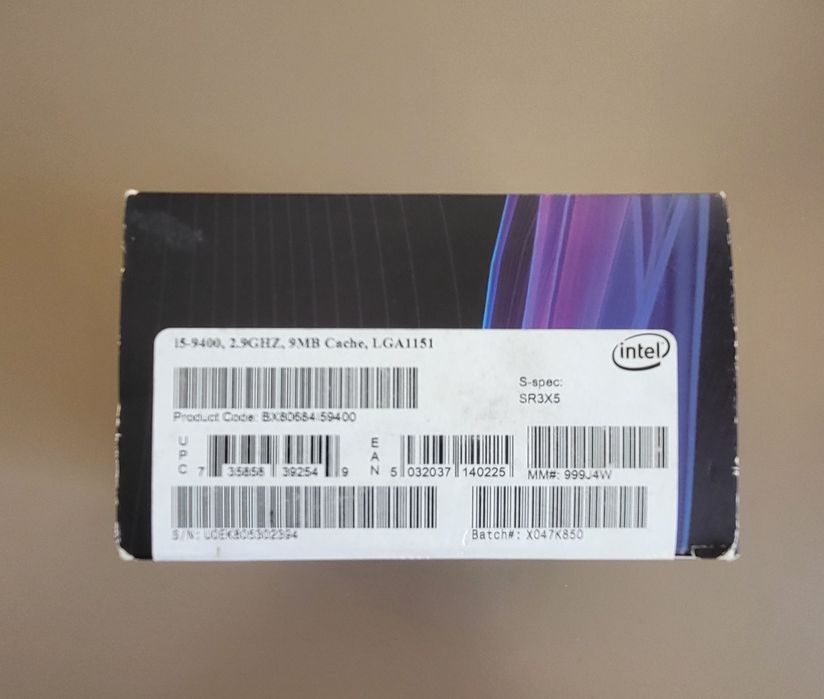 Procesor Intel i5-9400 9thGen