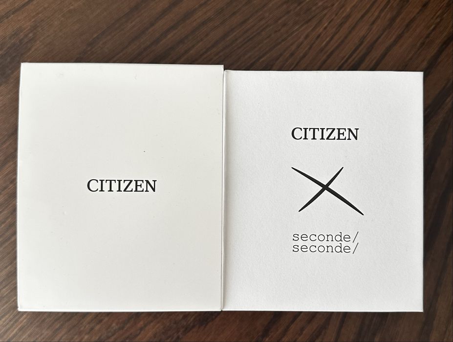 Citizen Tsuyosa Seconde x Seconde - edicao limitada