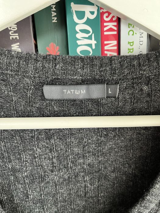 Sweter z Wełną i kaszmirem Tatuum L