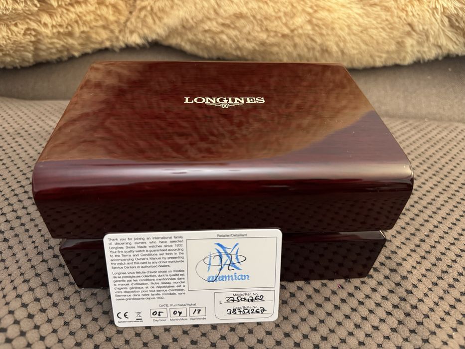 Longines Automatic Chronograph Column-Wheel – pełny zestaw