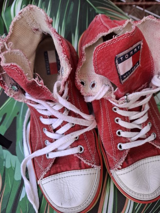 Trampki czerwone Tommy Hilfiger 37