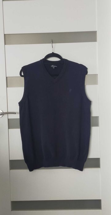 pulower sweter męski bez rękawów Camarque, rozmiar L (52/54)