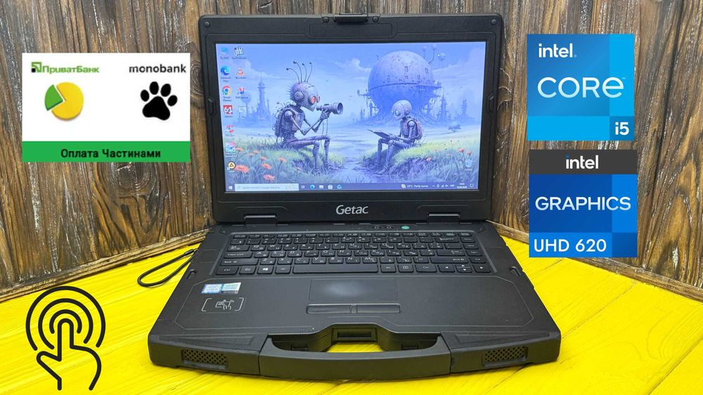Компактний Захищений Ноутбук з Сенсорним Екраном Getac S410 G2 /ГАРАНТІЯ/є ОПТ