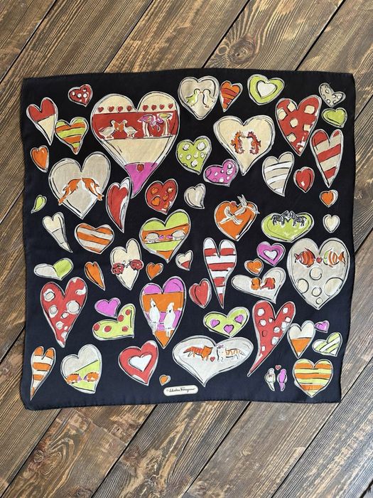 Шовковий платок хустка Salvatore Ferragamo 2014 оригінал