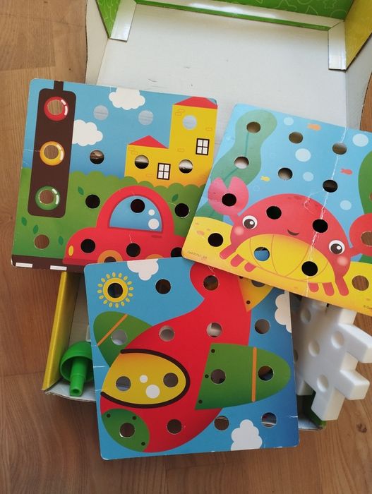 Мозаїка, великі деталі, для 2+ років