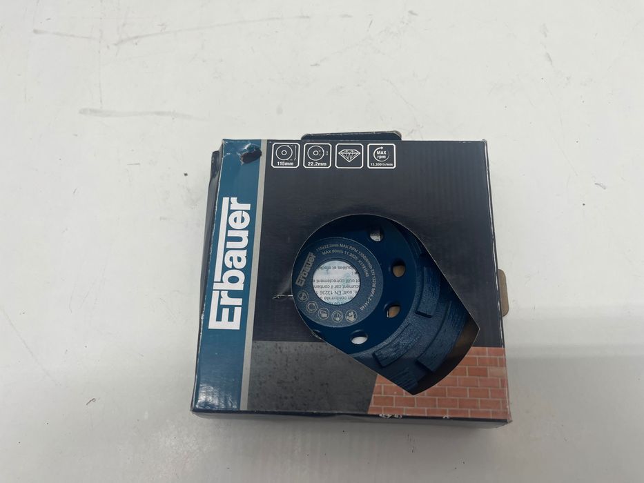 Tarcza diamentowa Erbauer do szlifowania 115 mm podwójna 22,2 mm