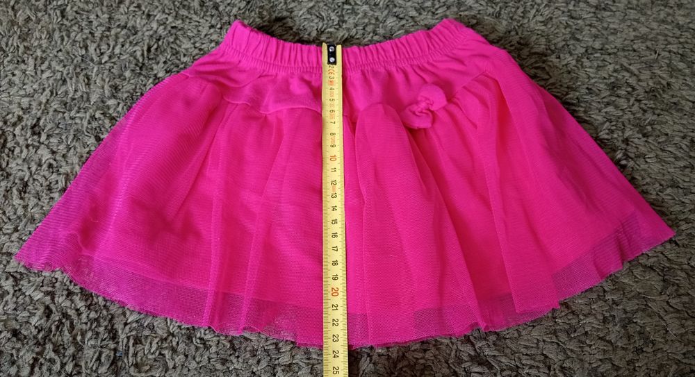 Różowa spódniczka tiulowa