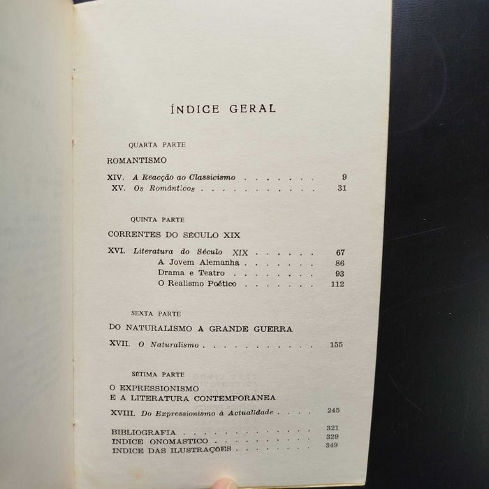 História da Literatura Alemã do romantismo a actualidade - F. Martini