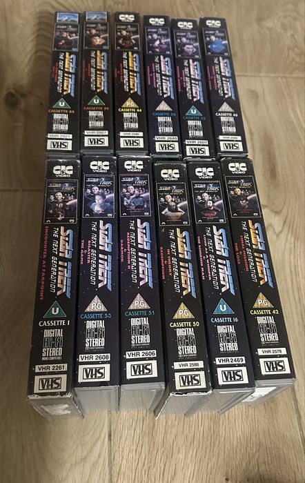 Star trek seria next generation vhs