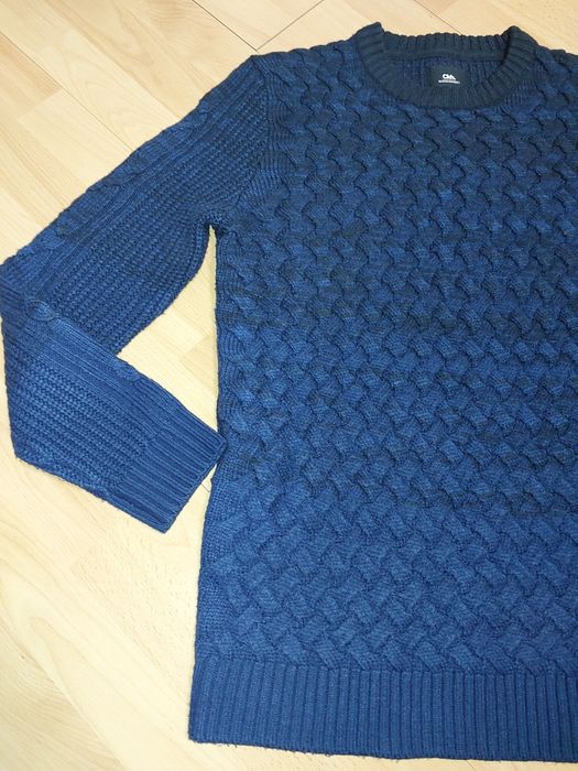 Sweter pleciony meski xl  clockhouse C&A ciepły L