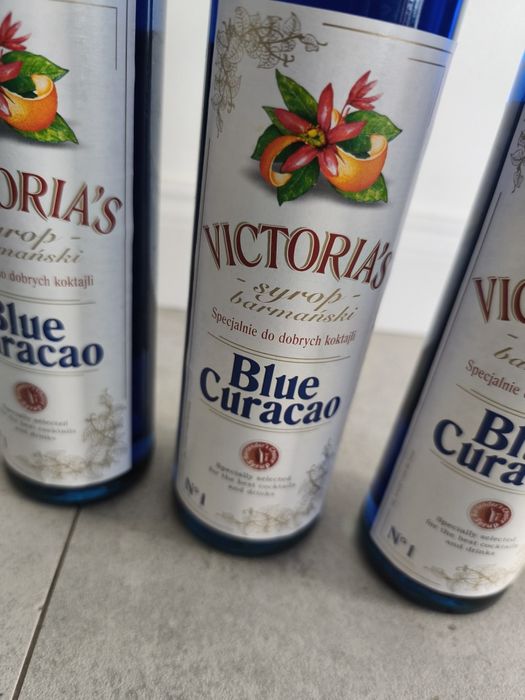 3x syrop barmański Blue Curacao nowy